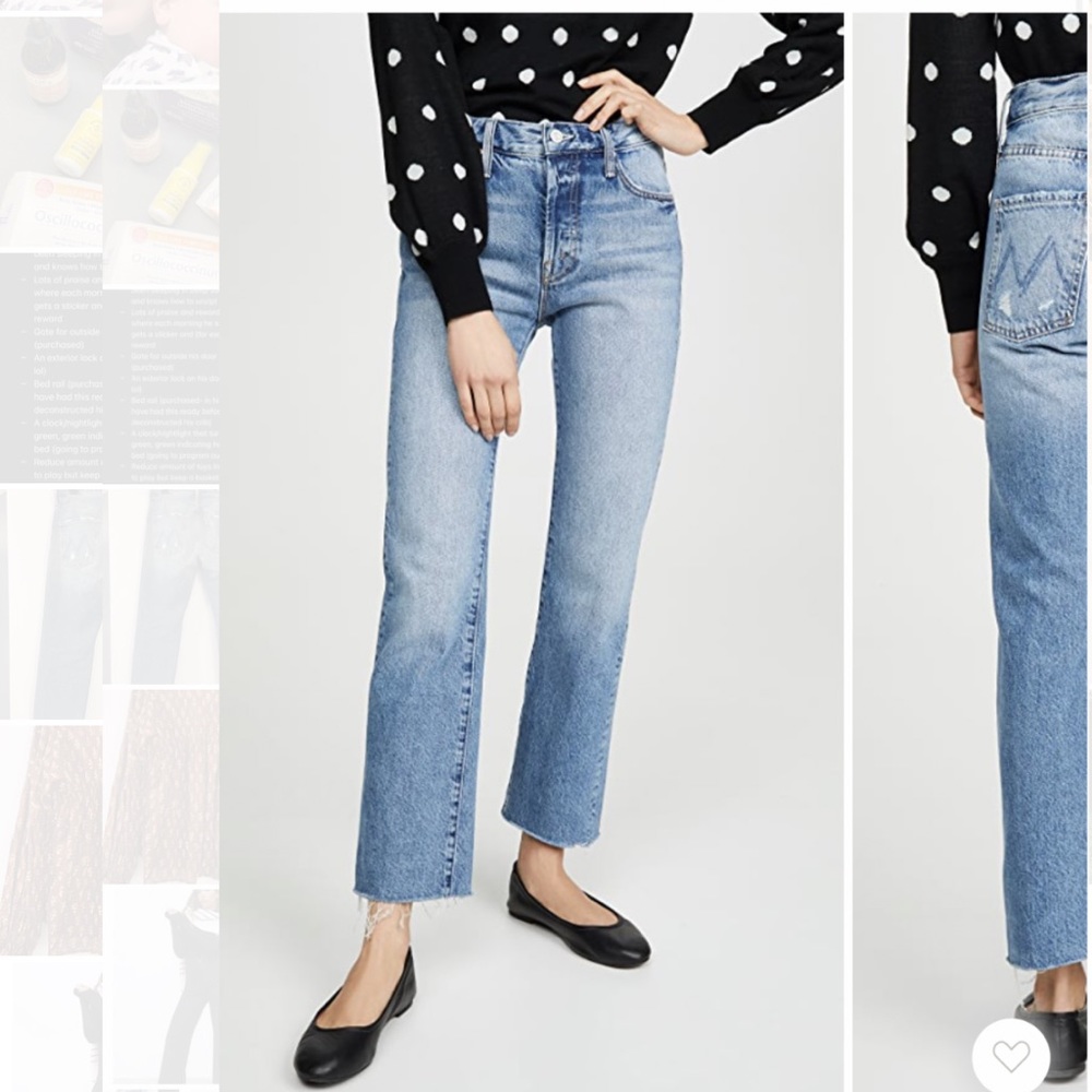 Mother The Scrapper Cuff Ankle Fray